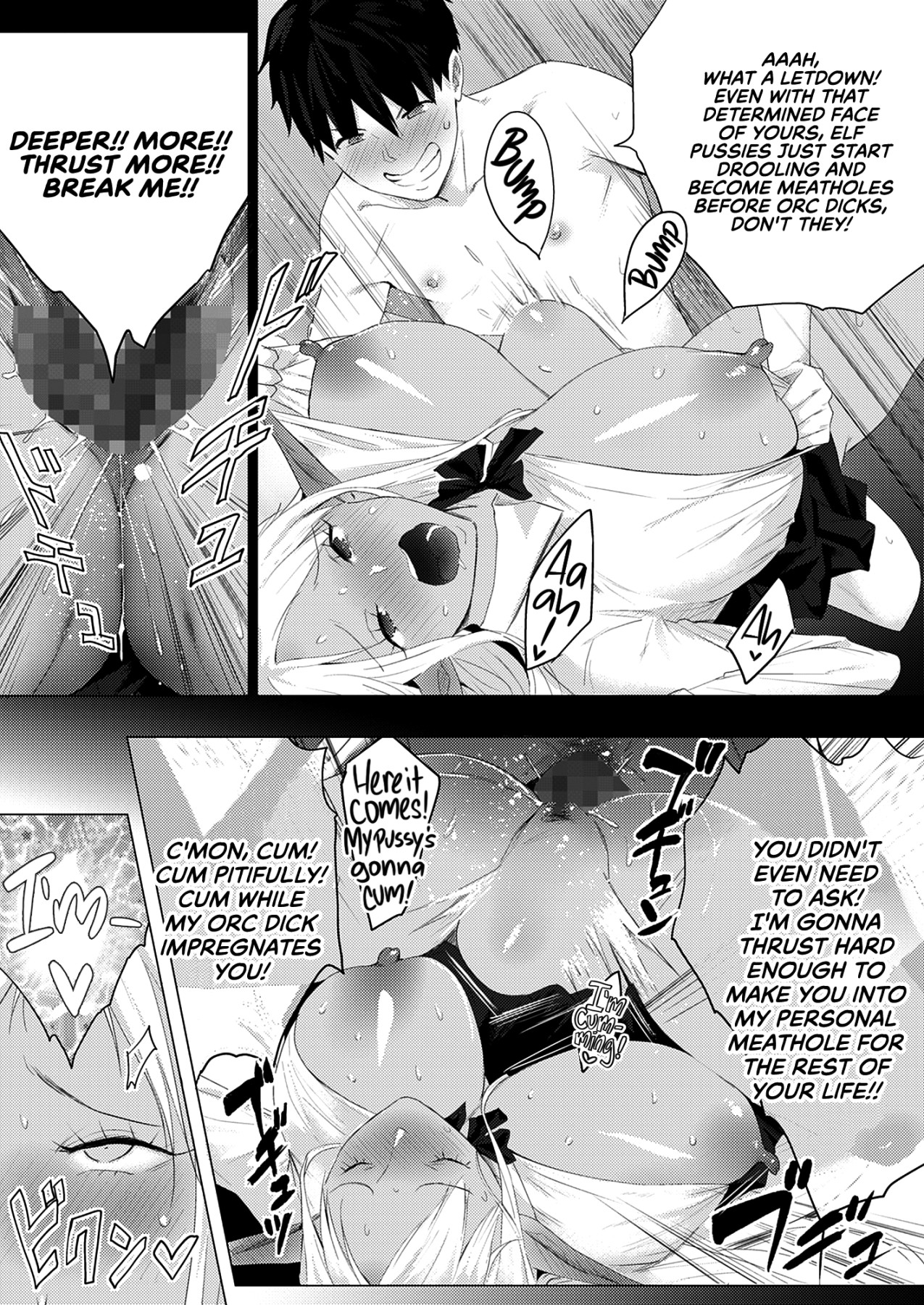 Hentai Manga Comic-I Got an Orc Dick! Then I Made an Elf Mother and Daughter Into My Personal Fuckholes Lololol-Read-25